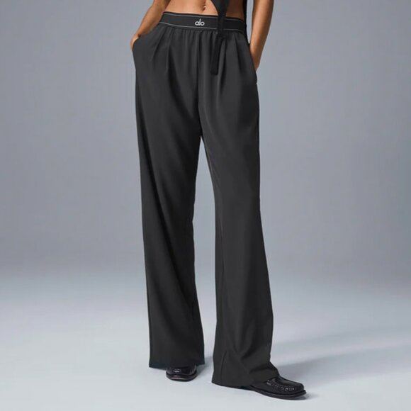 ALO Yoga Suit Up Trouser (Long), Black Size XS - Picture 4 of 5